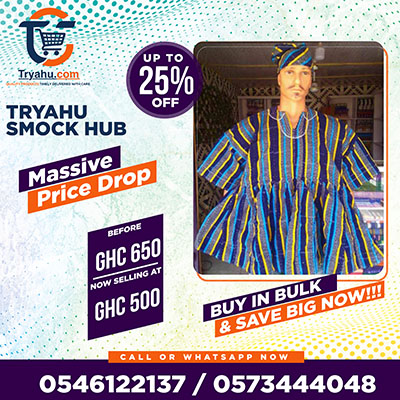Authentic Handwoven Smocks from Ghana | Buy at Tryahu